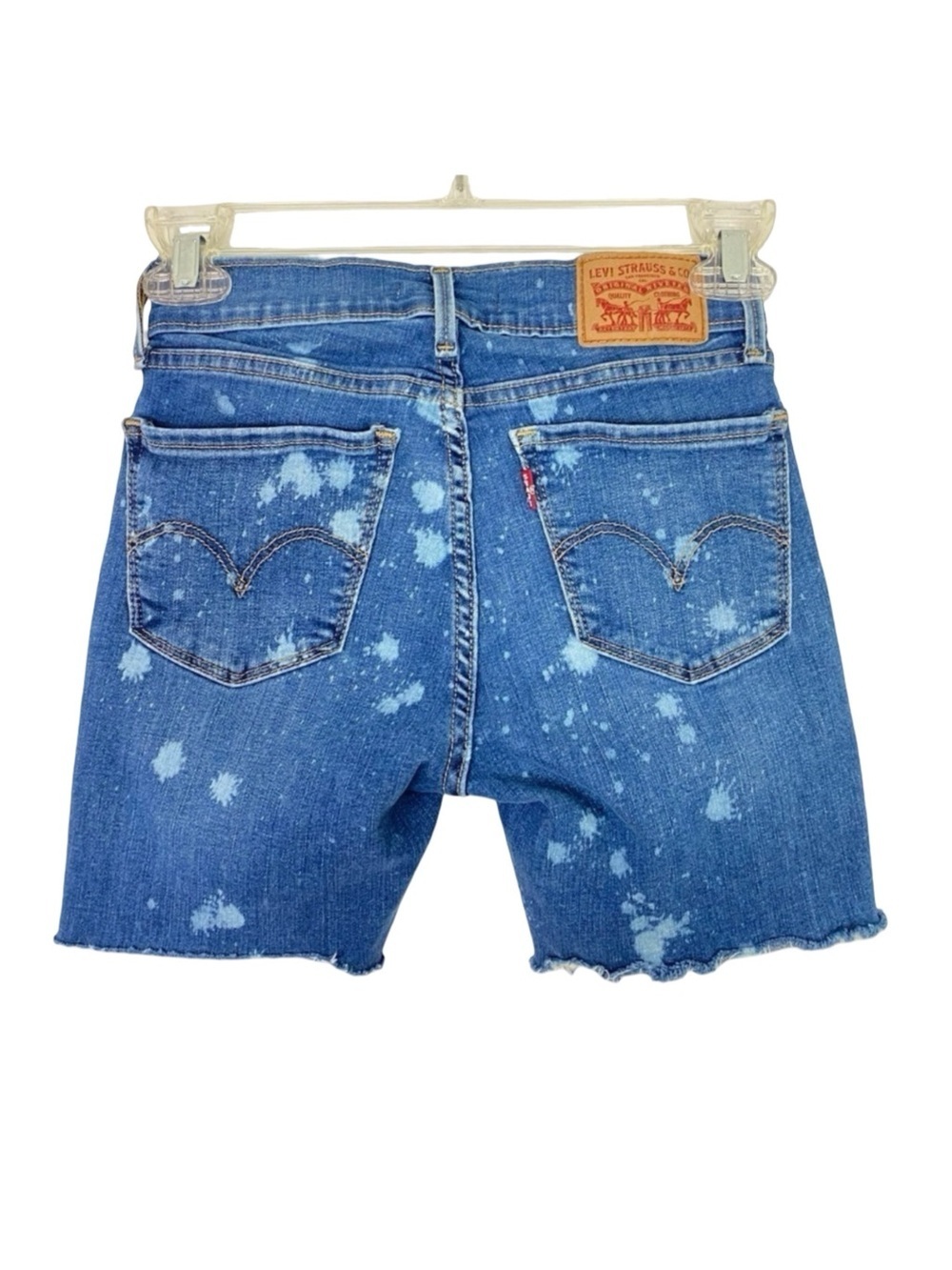 Levi’s Jean Shorts Waist 24 Womens Size XXS 0 Levis Cut Offs 710 Super Skinny